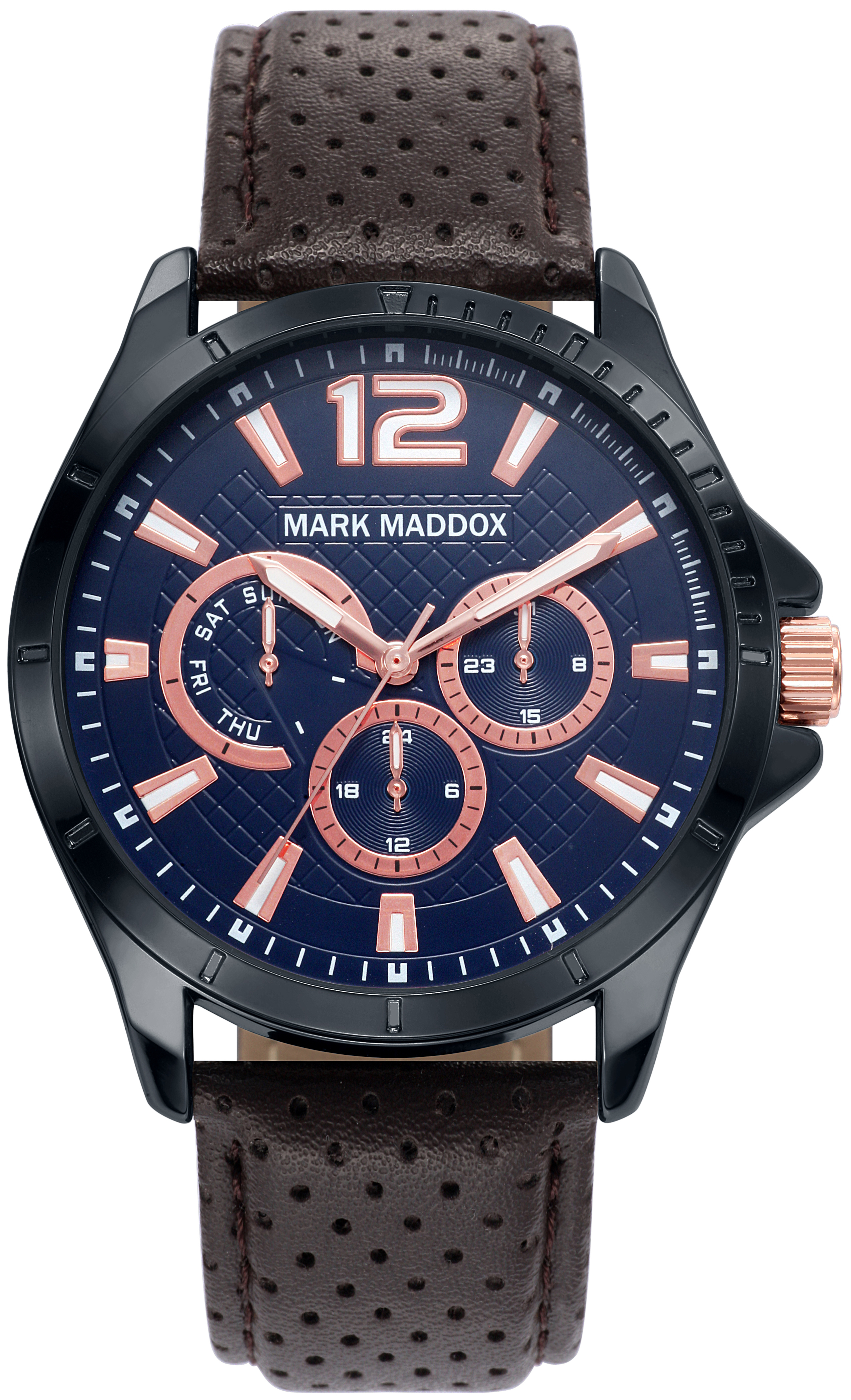 Mark Maddox Herrklocka HC6022-35 Classic Läder Ø41 mm - Mark Maddox