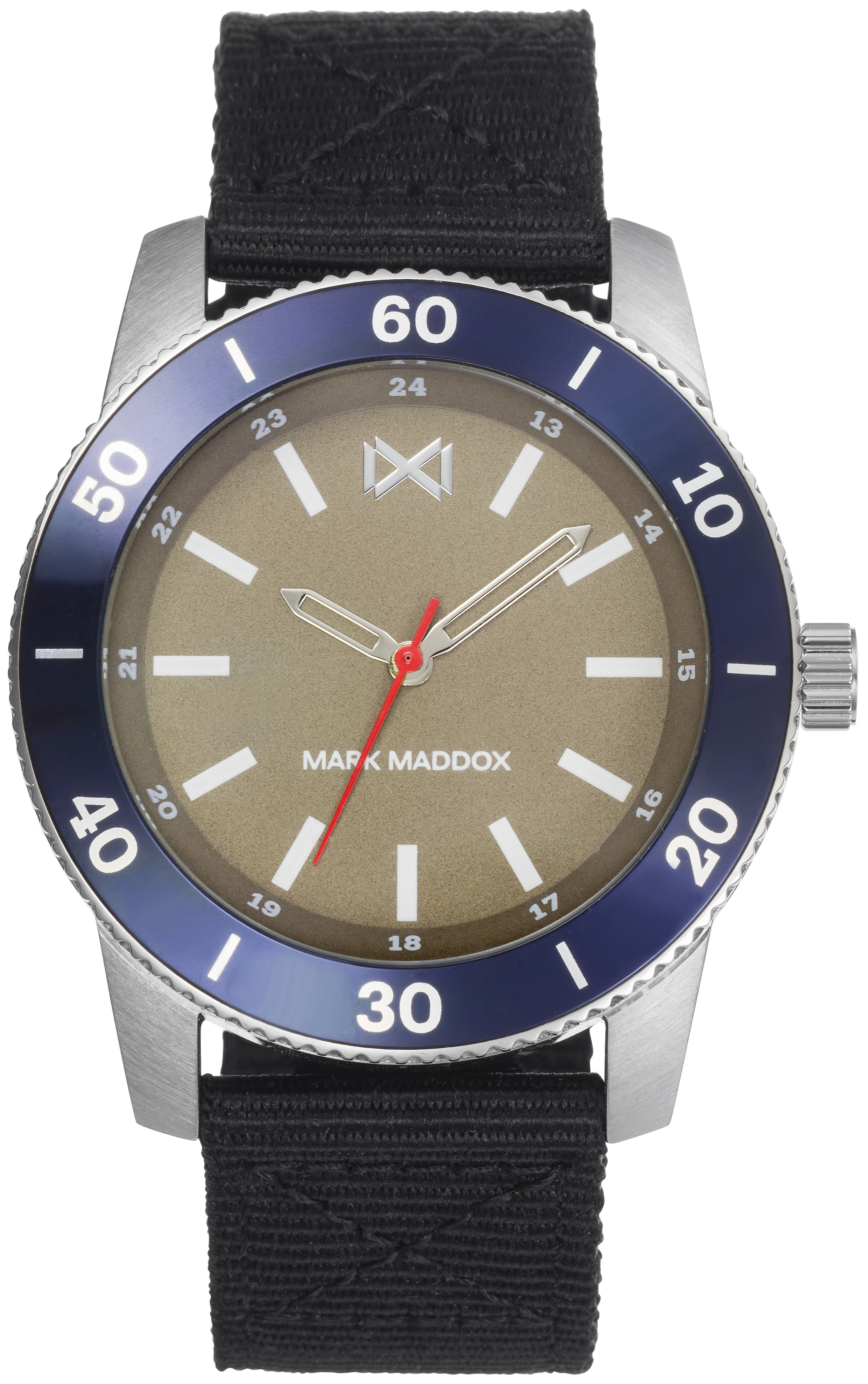 Mark Maddox Herrklocka HC7124-46 Classic Textil Ø43 mm - Mark Maddox