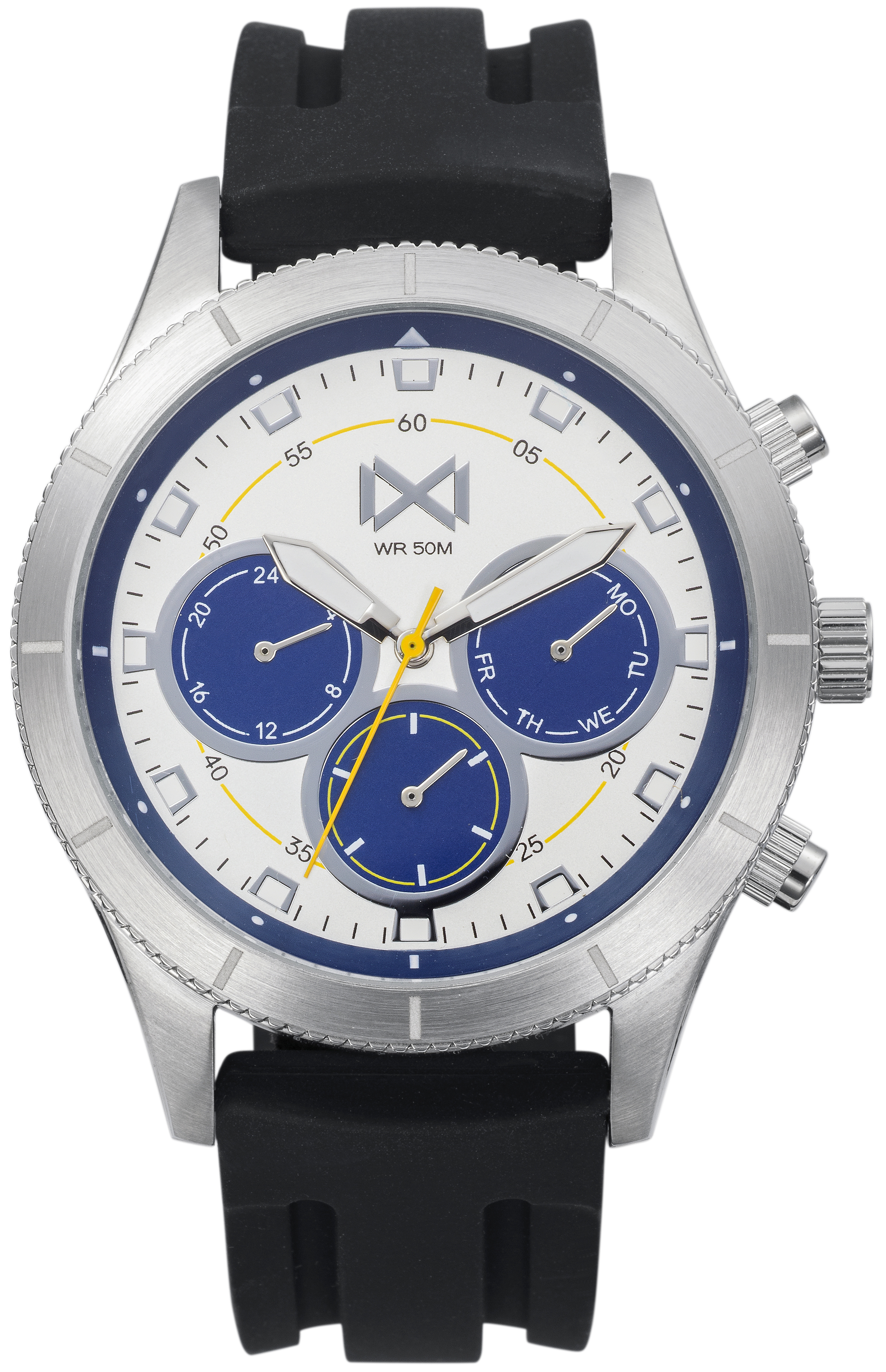 Mark Maddox Herrklocka HC7127-06 Classic Gummi Ø45 mm - Mark Maddox