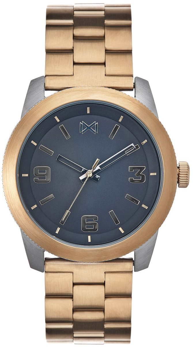 Mark Maddox Herrklocka HM0100-55 Classic Roséguldstonat stål Ø43 mm - Mark Maddox