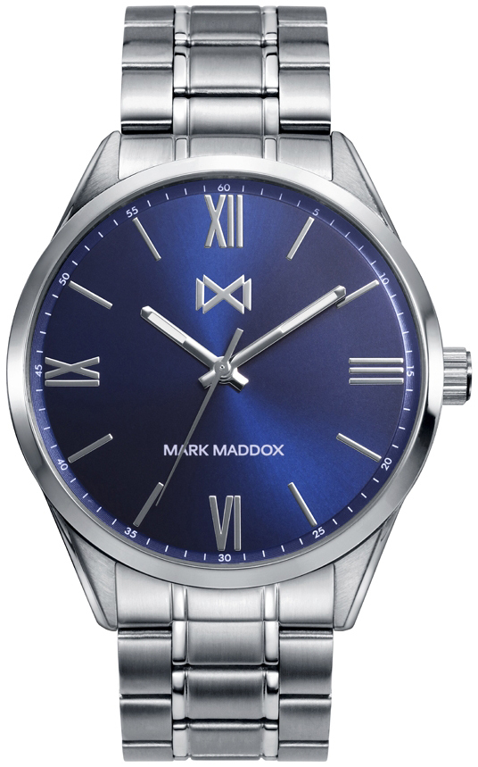 Mark Maddox Herrklocka HM0116-33 Classic Blå/Stål Ø40 mm - Mark Maddox