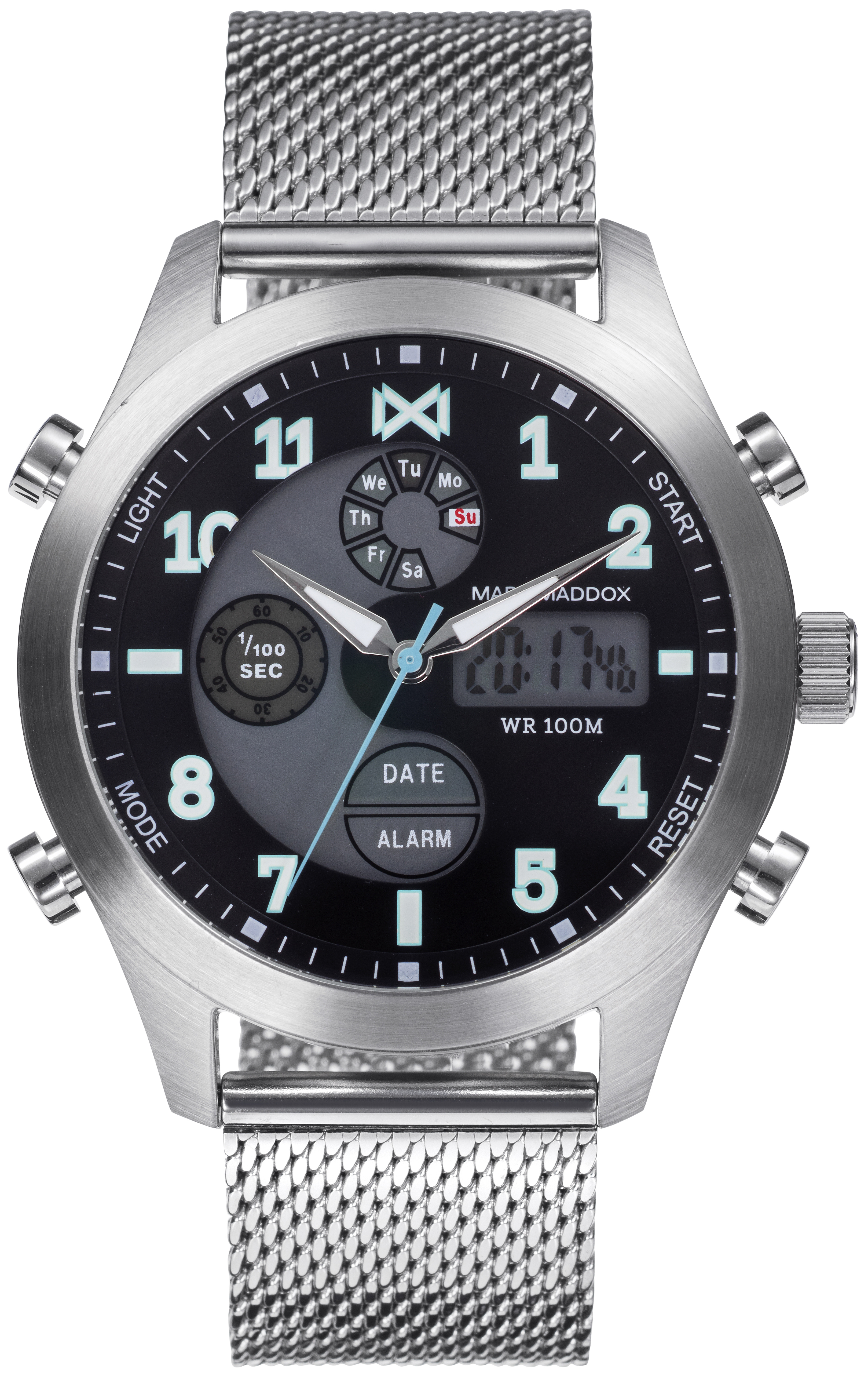 Mark Maddox Herrklocka HM1003-54 Classic Stål Ø45 mm - Mark Maddox