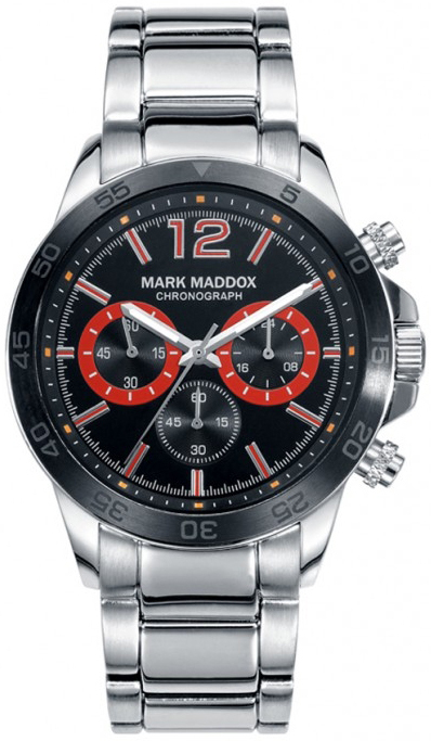 Mark Maddox Herrklocka HM7003-75 Classic Svart/Stål Ø45 mm - Mark Maddox