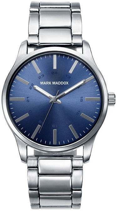 Mark Maddox Herrklocka HM7008-37 Classic Blå/Stål Ø42 mm - Mark Maddox