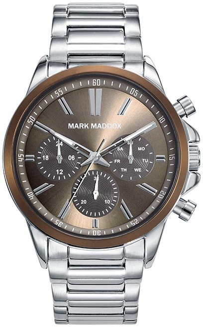 Mark Maddox Herrklocka HM7011-47 Classic Stål Ø44 mm - Mark Maddox