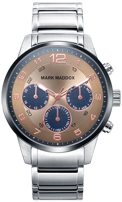 Mark Maddox Herrklocka HM7016-45 Classic Stål Ø42 mm - Mark Maddox