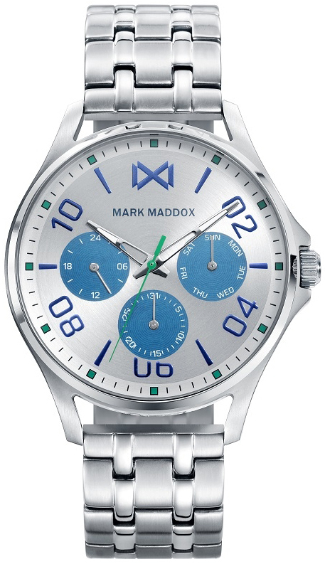 Mark Maddox Herrklocka HM7111-05 Classic Stål Ø40 mm - Mark Maddox