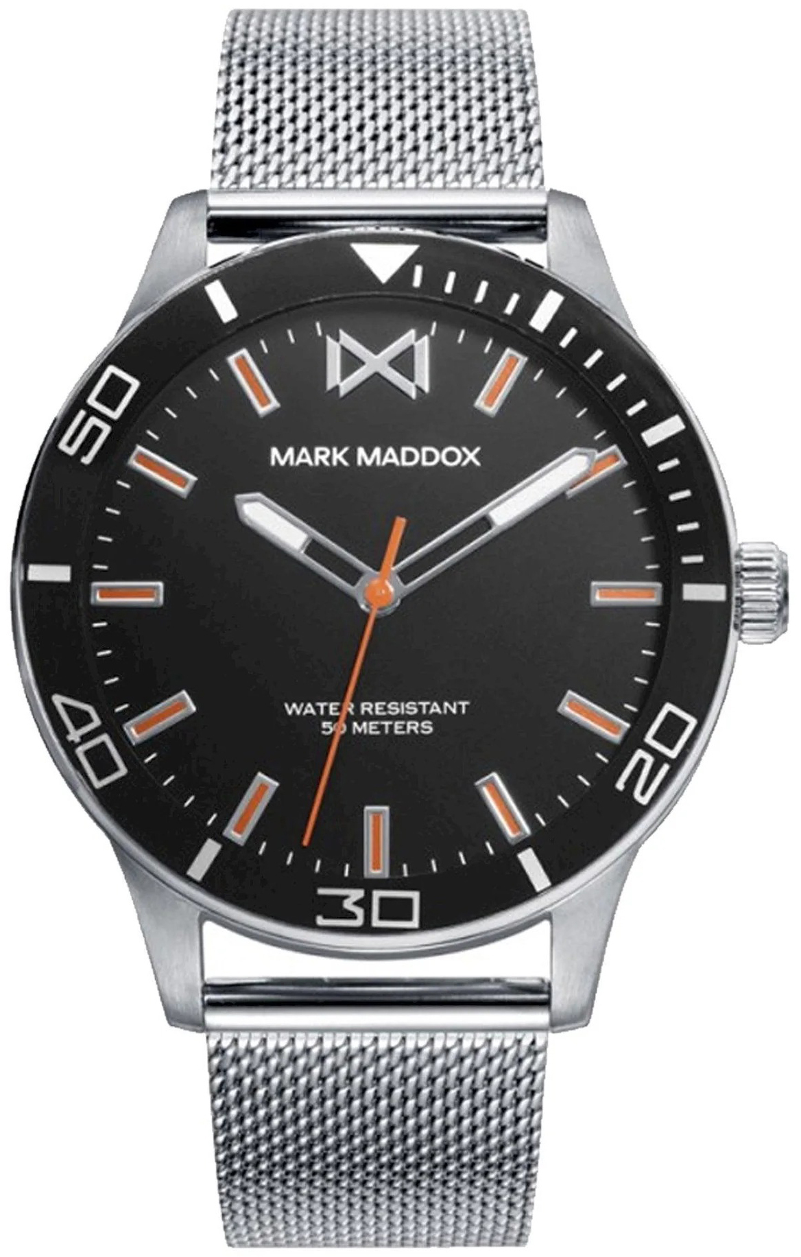 Mark Maddox Herrklocka HM7146-57 Classic St&aring;l &Oslash;40 mm