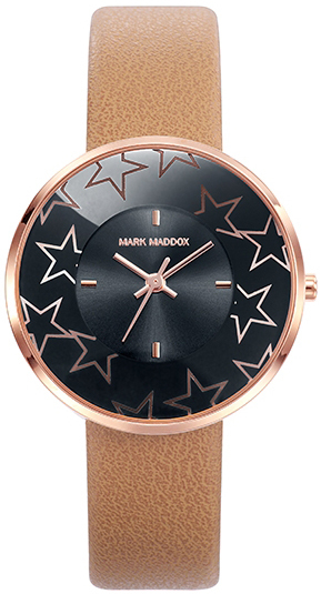 Mark Maddox Damklocka MC0018-30 Classic Läder - Mark Maddox