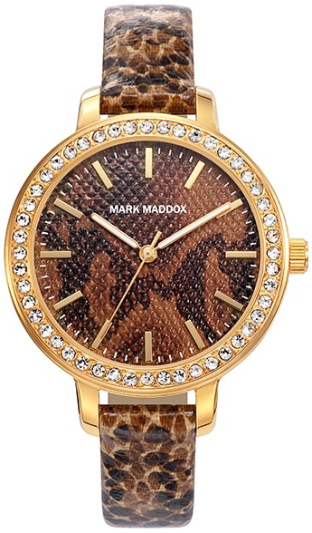 Mark Maddox Damklocka MC6009-97 Classic Läder Ø36 mm - Mark Maddox