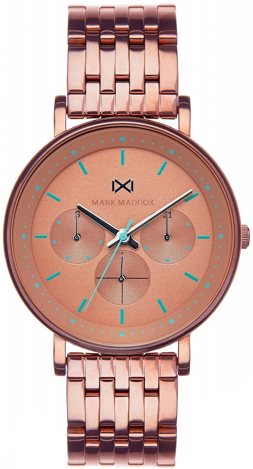 Mark Maddox Damklocka MM0103-47 Classic Roséguldstonat stål Ø38 mm - Mark Maddox