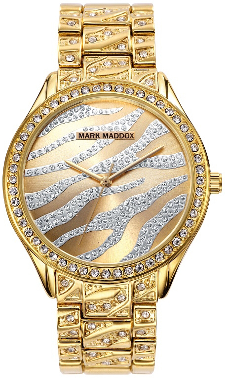Mark Maddox Damklocka MM6006-20 Classic Guldtonad/Stål Ø38 mm - Mark Maddox