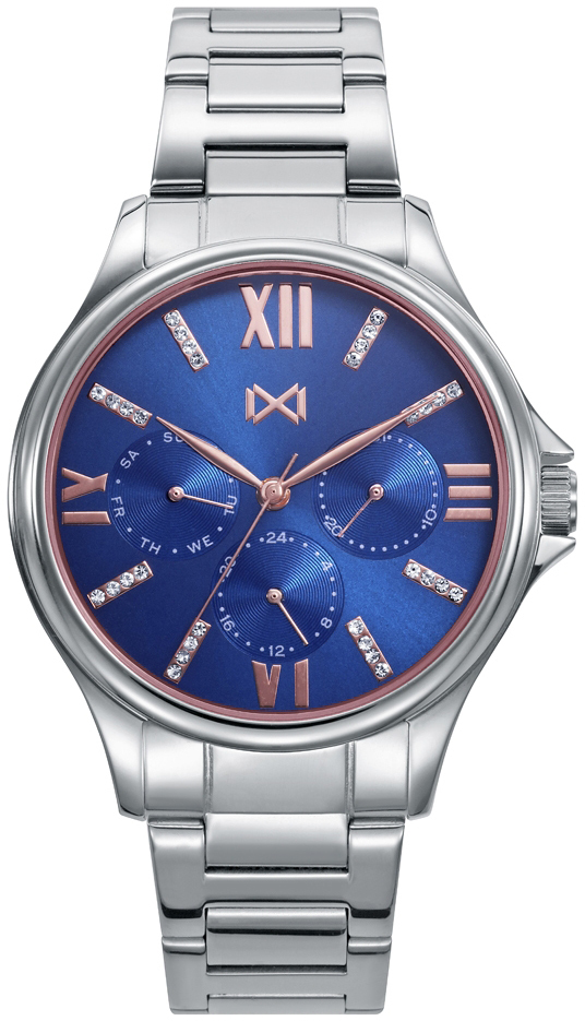 Mark Maddox Damklocka MM7147-33 Classic Blå/Stål Ø35 mm - Mark Maddox