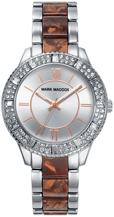 Mark Maddox Damklocka MP0004-43 Classic Silverfärgad/Stål Ø40 mm - Mark Maddox