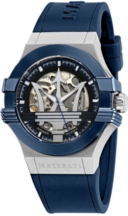 Maserati Herrklocka R8821108035 Potenza Blå/Gummi Ø42 mm - Maserati