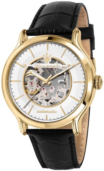 Maserati Herrklocka R8821118011 Epoca Vit/Läder Ø42 mm - Maserati