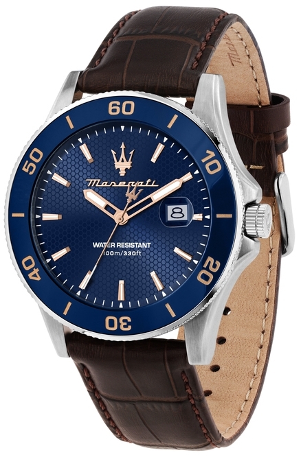 Maserati Herrklocka R8851100004 Competizione Blå/Läder Ø43 mm - Maserati