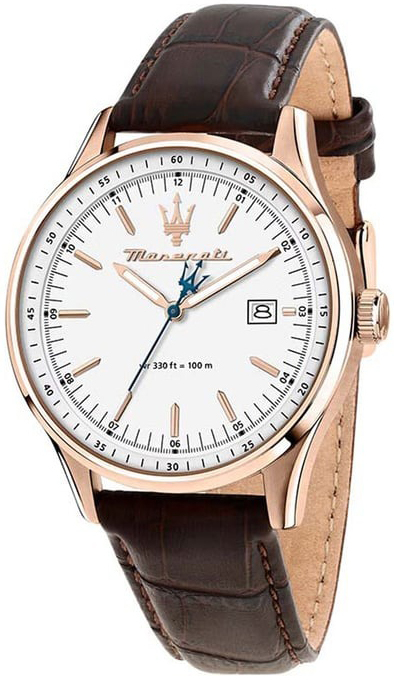 Maserati Herrklocka R8851124002 Sorpasso Vit/Läder Ø42 mm - Maserati