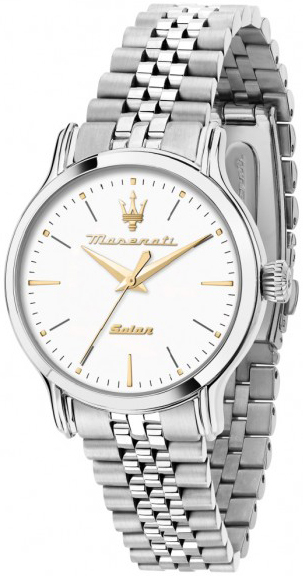 Maserati Damklocka R8853118519 Epoca Vit/Stål Ø34 mm - Maserati