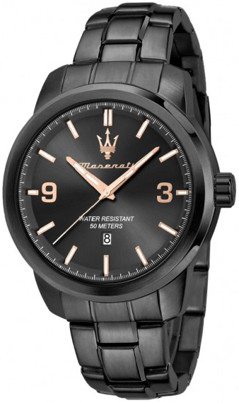 Maserati Herrklocka R8853121008 Successo Svart/Stål Ø44 mm - Maserati