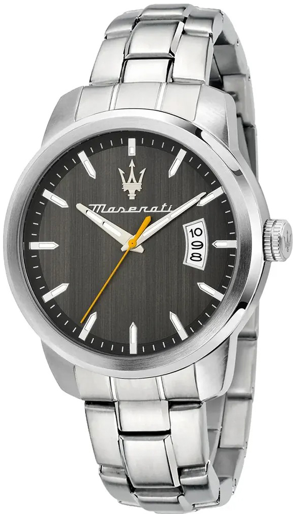 Maserati Herrklocka R8853121012 Successo Gr&aring;/St&aring;l &Oslash;42 mm