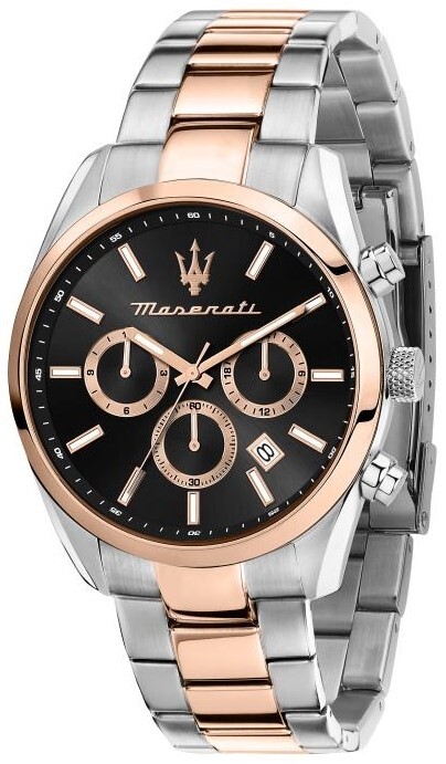 Maserati Herrklocka R8853151002 Attrazione Svart/Stål Ø43 mm - Maserati