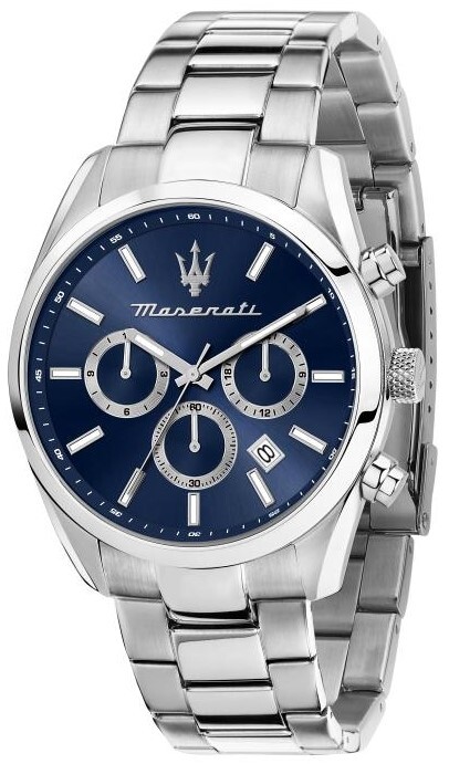 Maserati Herrklocka R8853151005 Attrazione Bl&aring;/St&aring;l &Oslash;43 mm