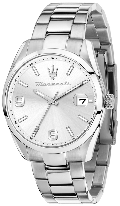 Maserati Herrklocka R8853151014 Attrazione Silverf&auml;rgad/St&aring;l &Oslash;43 mm