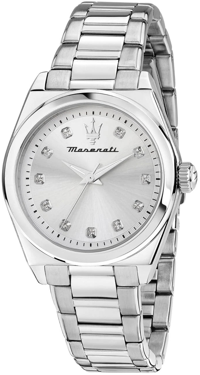 Maserati Damklocka R8853152503 Velocita Silverfärgad/Stål Ø35 mm - Maserati