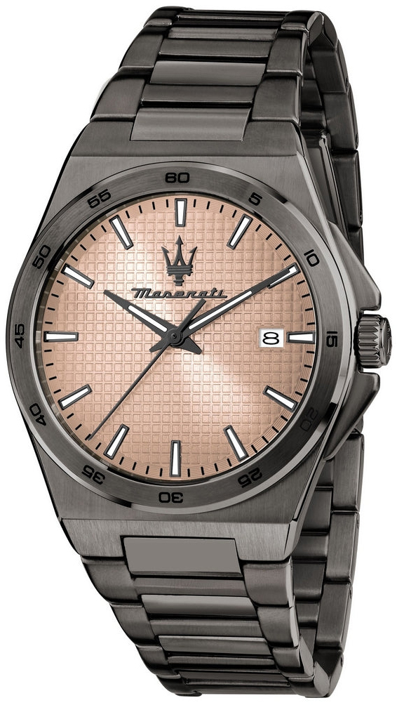 Maserati Herrklocka R8853153007 Velocita Slim Ros&eacute;guldstonad/St&aring;l