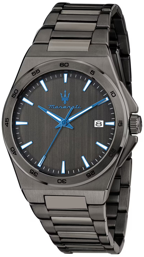 Maserati Herrklocka R8853154001 Velocita Slim Gr&aring;/St&aring;l &Oslash;40 mm