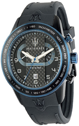 Maserati Herrklocka R8871610002 Classic Svart/Gummi Ø46 mm - Maserati