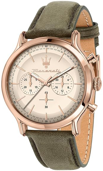 Maserati Herrklocka R8871633007 Classic Beige/Läder Ø42 mm