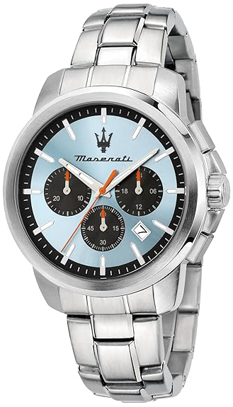 Maserati Herrklocka R8873621044 Successo Bl&aring;/St&aring;l &Oslash;42 mm