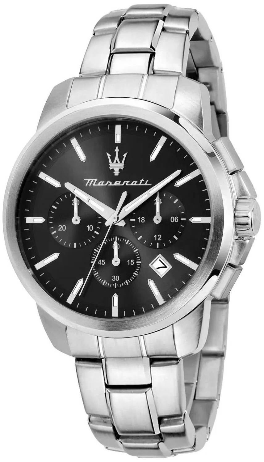 Maserati Herrklocka R8873621046 Successo Svart/St&aring;l &Oslash;42 mm