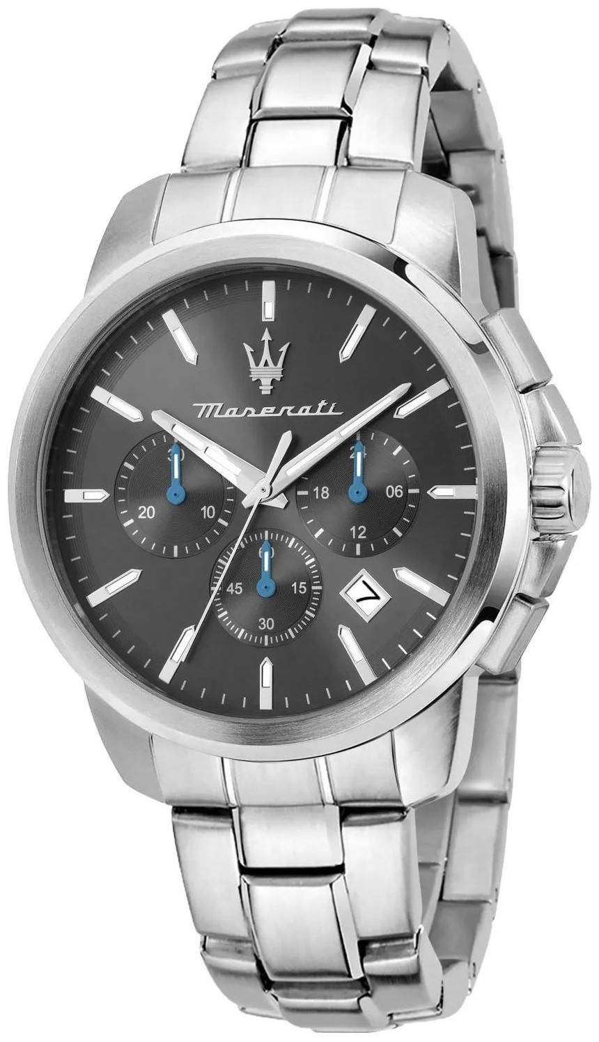 Maserati Herrklocka R8873621049 Successo Gr&aring;/St&aring;l &Oslash;42 mm
