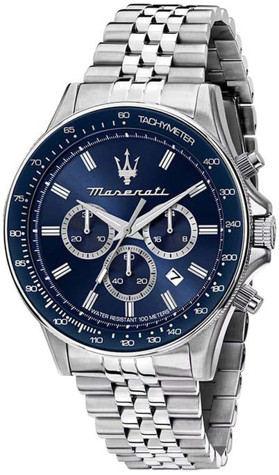 Maserati Herrklocka R8873640025 Sfida Blå/Stål Ø44 mm - Maserati