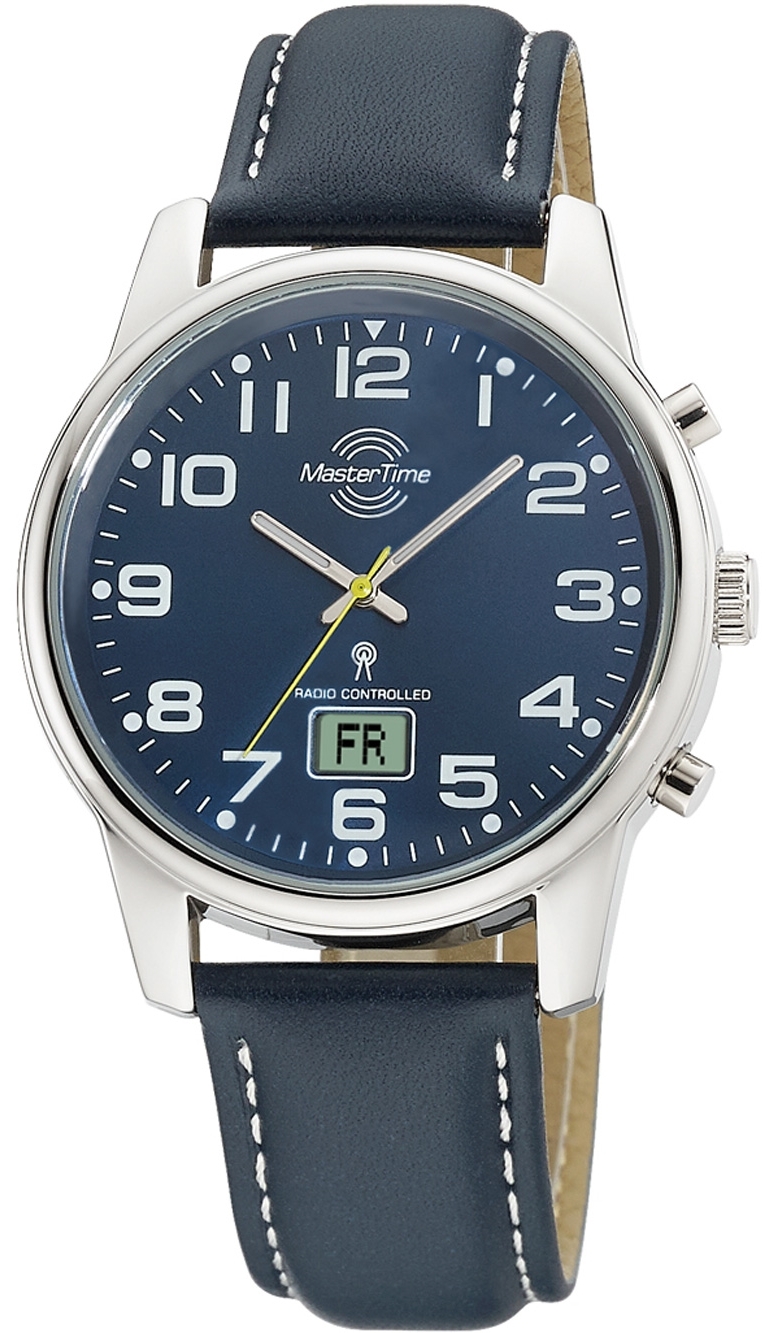 Master Time Herrklocka MTGA-10815-31L Classic Blå/Läder Ø41 mm - Master Time