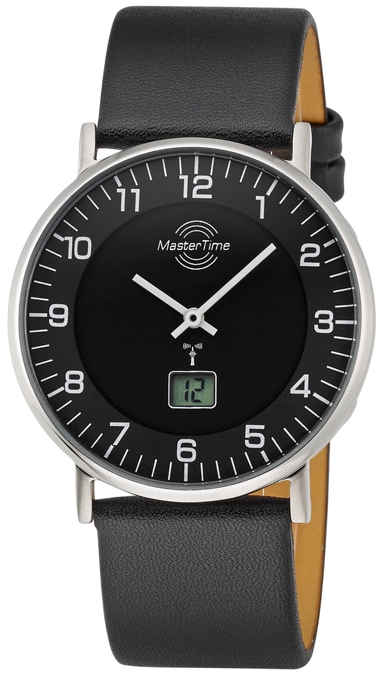 Master Time Herrklocka MTGS-10560-22L Funk Advanced Svart/Läder Ø42 - Master Time