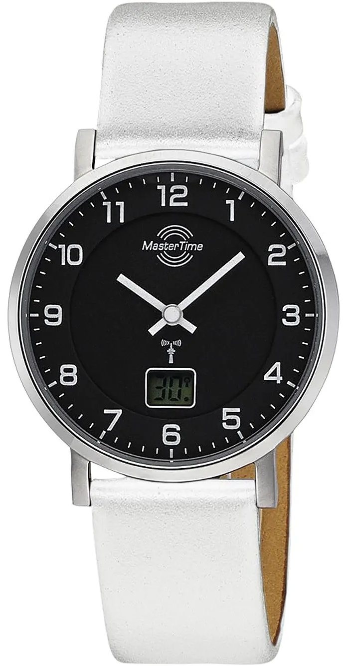Master Time Damklocka MTLA-10813-22L Classic Svart/Läder Ø36 mm - Master Time