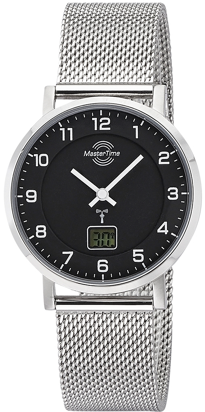 Master Time Damklocka MTLS-10738-22M Funk Advanced Svart/Stål Ø36 mm - Master Time