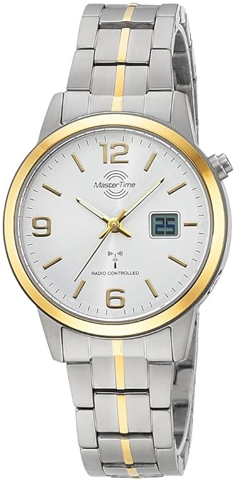 Master Time Damklocka MTLT-10900-42M Funk Expert Vit/Gulguldtonat - Master Time