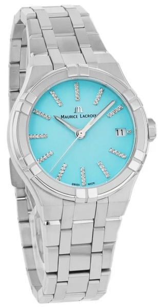 Maurice Lacroix Damklocka AI1106-SS002-450-1 Aikon Bl&aring;/St&aring;l &Oslash;35 mm