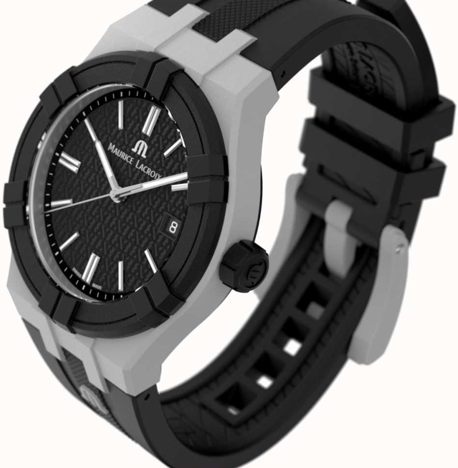 Maurice Lacroix AI2008-20YZ0-200-0 Aikon Svart/Gummi Ø40 mm - Maurice Lacroix