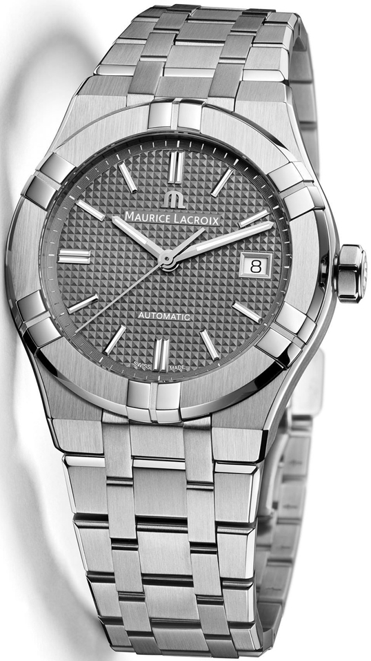 Maurice Lacroix Herrklocka AI6007-SS002-230-1 Aikon Grå/Stål Ø39 mm - Maurice Lacroix