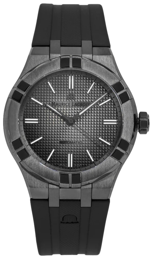 Maurice Lacroix Herrklocka AI6008-PVB00-330-2 Aikon Grå/Gummi Ø42 mm - Maurice Lacroix