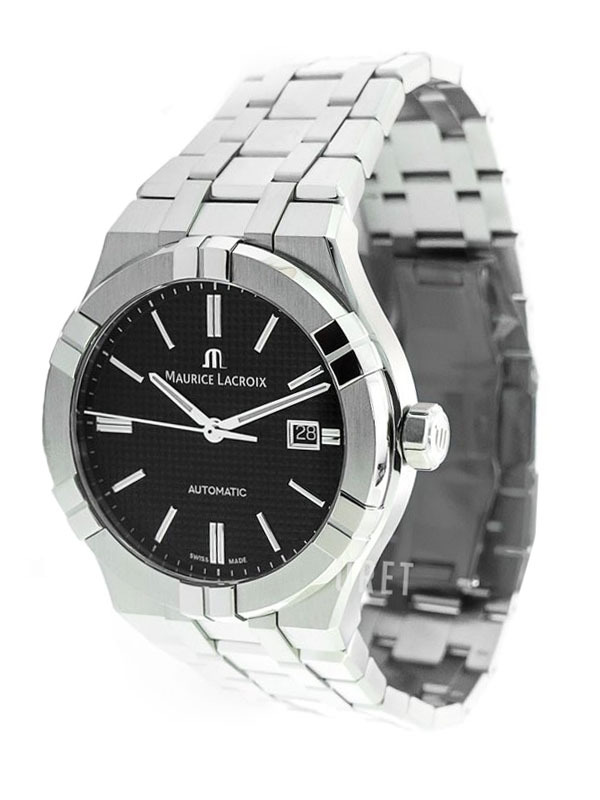 Maurice Lacroix Herrklocka AI6008-SS00F-330-A Aikon Svart/Stål Ø42 - Maurice Lacroix