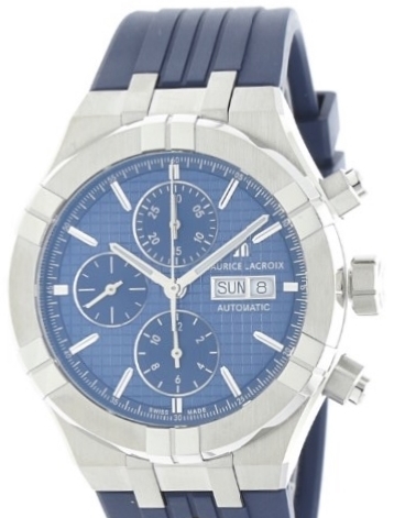 Maurice Lacroix Herrklocka AI6038-SS000-430-4 Aikon Blå/Gummi Ø44 mm - Maurice Lacroix