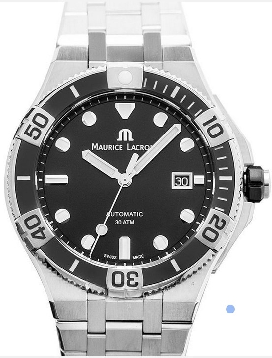 Maurice Lacroix Herrklocka AI6058-SS002-330-2 Aikon Svart/Stål Ø43 - Maurice Lacroix