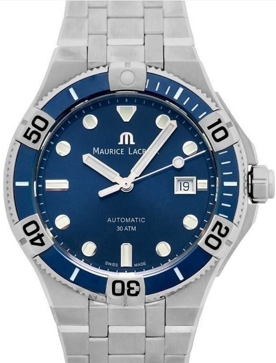 Maurice Lacroix Herrklocka AI6058-SS002-430-2 Aikon Blå/Stål Ø43 mm - Maurice Lacroix